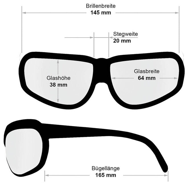 Khs Militär-Sportbrille, klar