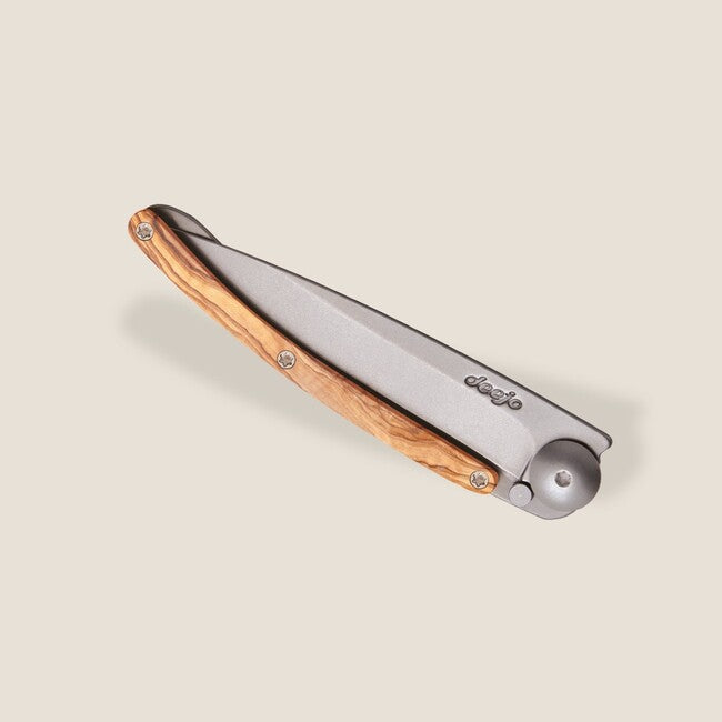 Deejo schließmesser wood natural olive wood
