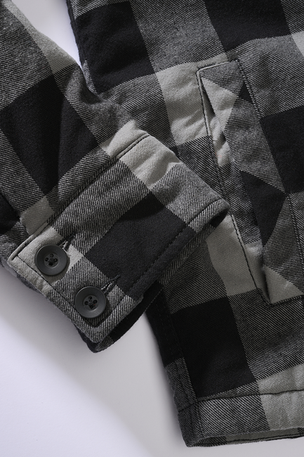 Brandit Lumber Jacket, Black/Charcoal