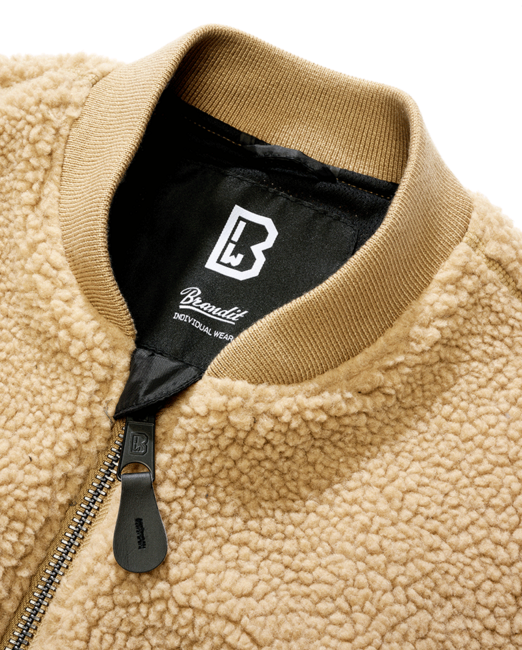Brandit MA1 Sherpa jacke, camel