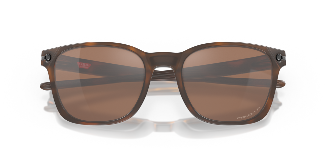 Oakley OJECTOR Sonnenbrille mit Rahmen Matte Brown Tortoise und mit Dias Prizm Tungsten Polarized 55