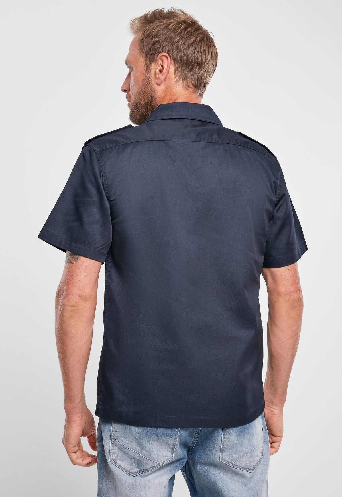 Brandit US košeľa s krátkym rukávom, Navy