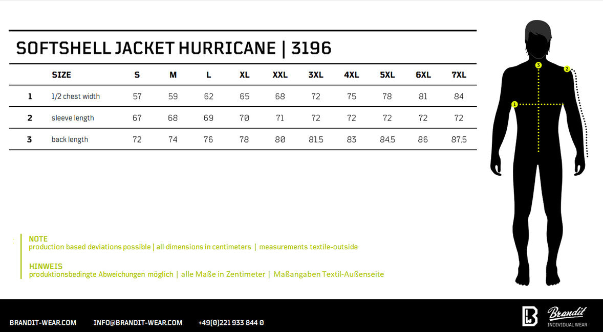 Brandit Hurricane softshelljacke, anthrazit