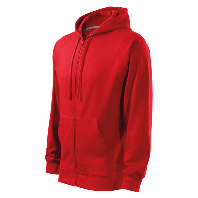 Malfini Herren-Sweatshirt Trendy Zipper 300g/m2, rot