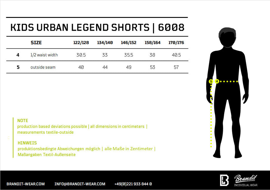 Brandit Urban Legend kinder-Shorts, woodland