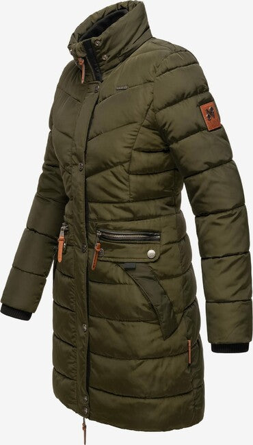Navahoo Paula winter-kapuzenparka, dunkeloliv