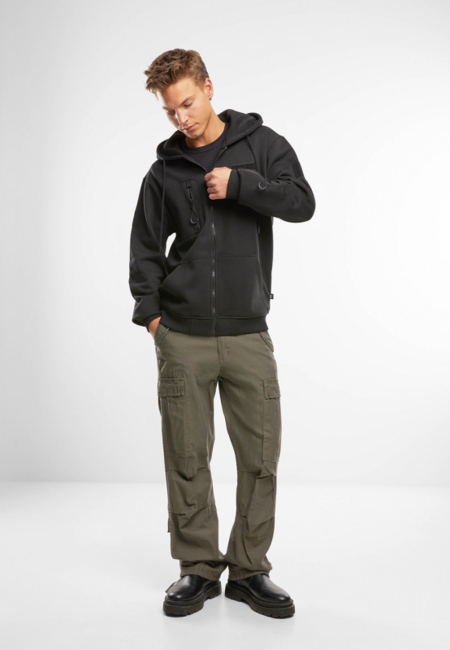 Brandit herren Taktischer hoodie, schwarz