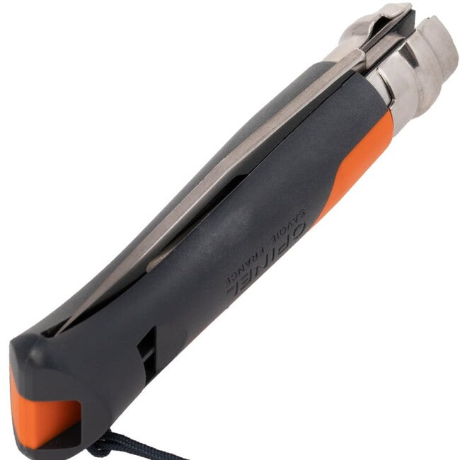 Opinel N°08 VRI Inox Klappmesser, orange