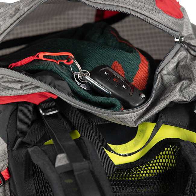 OSPREY Eja Pro 55 wanderrucksack, dale grey/poinsettia red