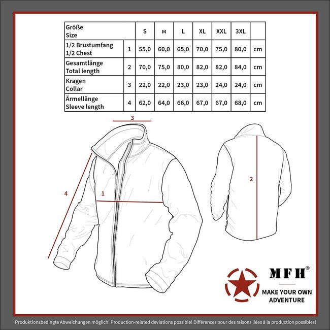MFH Professional Combat Mission Jacket Ny/Co, Snake Black