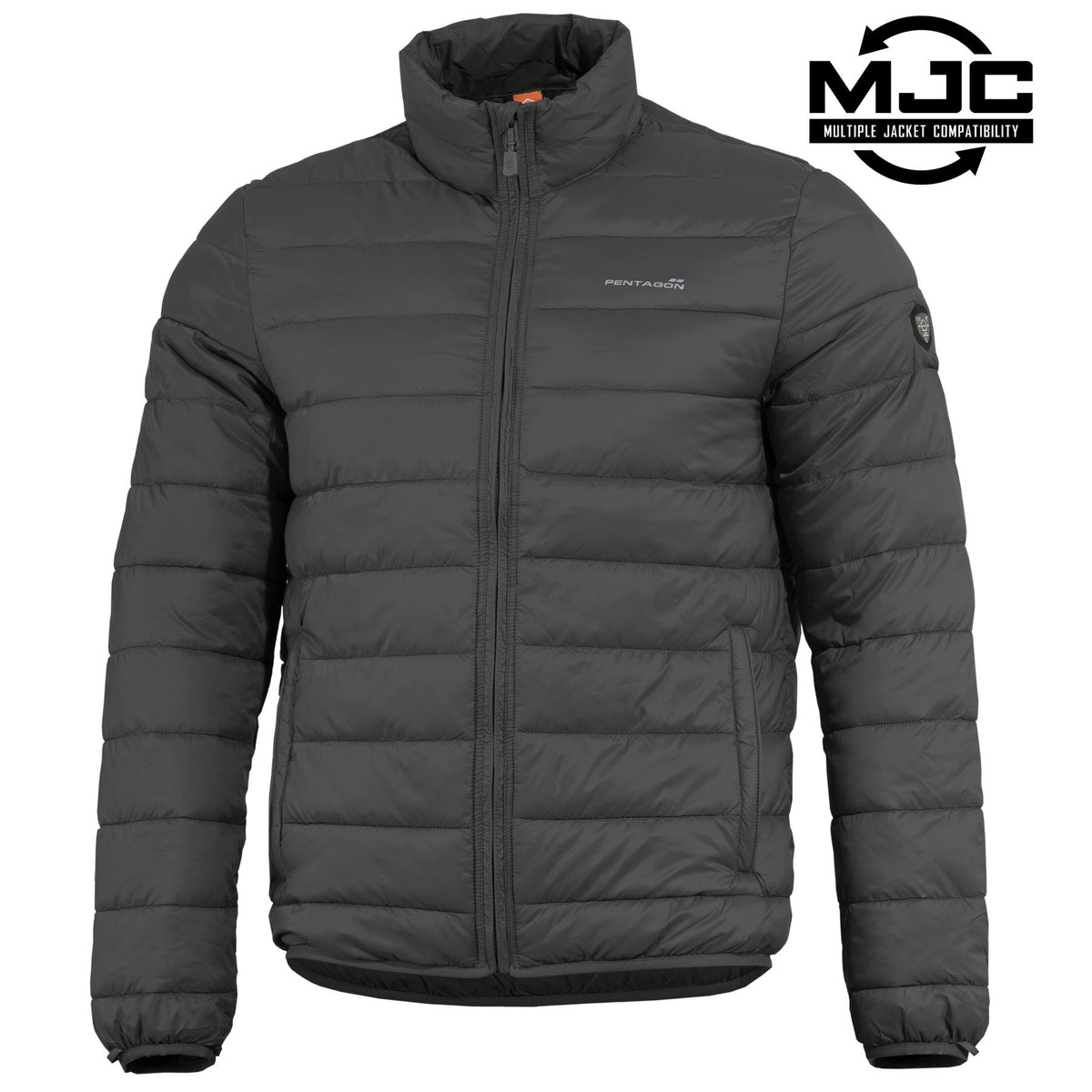 Pentagon Nucleus Herren-Übergangsjacke, schwarz
