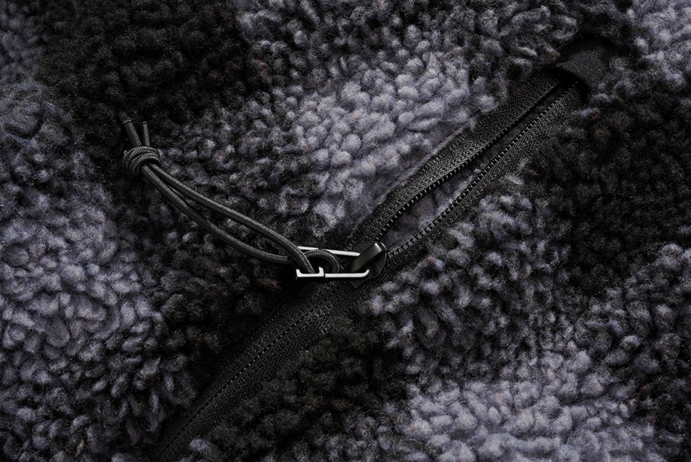 Brandit Teddyfleece Worker Fleecepullover, schwarz/grau