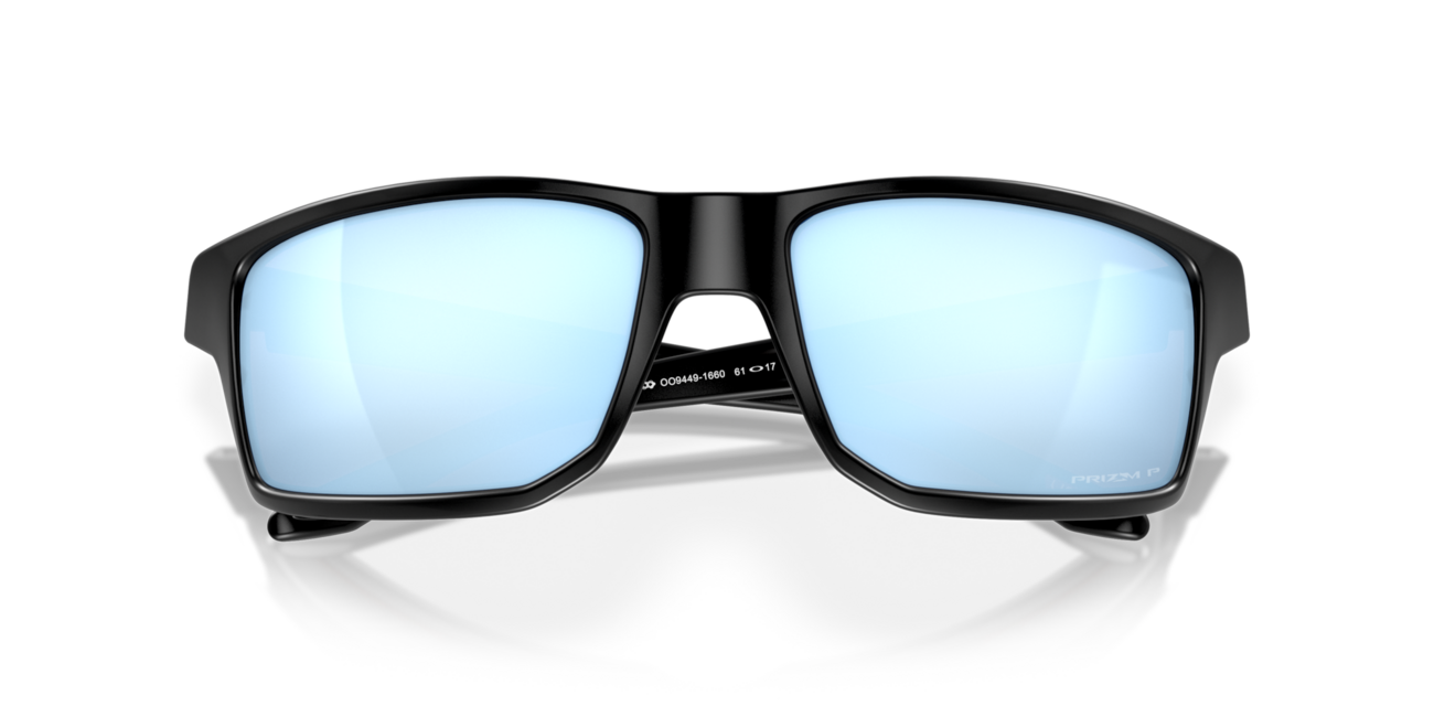Oakley GIBSTON Sonnenbrille mit Rahmen Matte Black und mit Dias Prizm Deep Water Polar 61