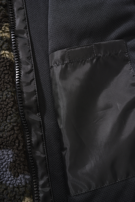 Brandit Teddyfleece fleeceweste, darkcamo