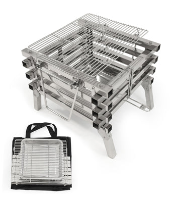 Origin Outdoors Klappgrill aus Edelstahl
