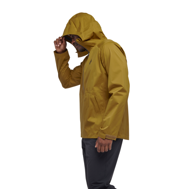 Black Diamond Stormline Stretch Anorak, dunkel curry