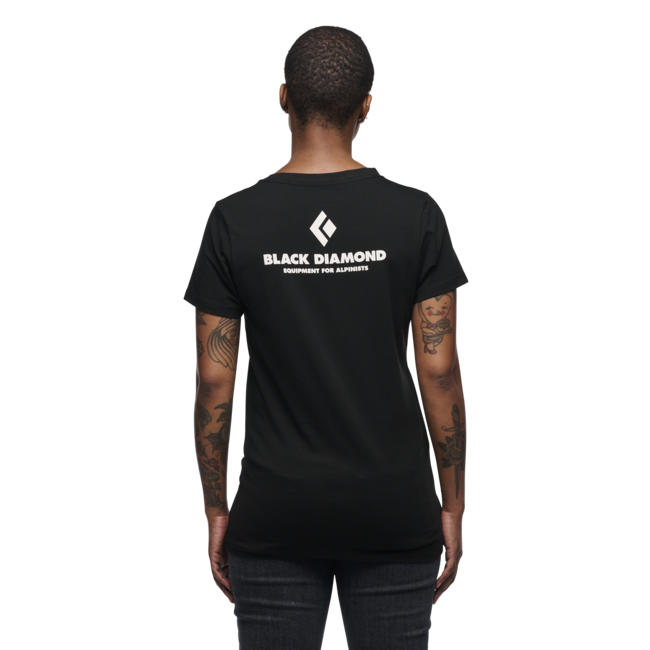 Black Diamond Ausrüstung für Alpinisten damen-Kurzarm-T-shirt, schwarz