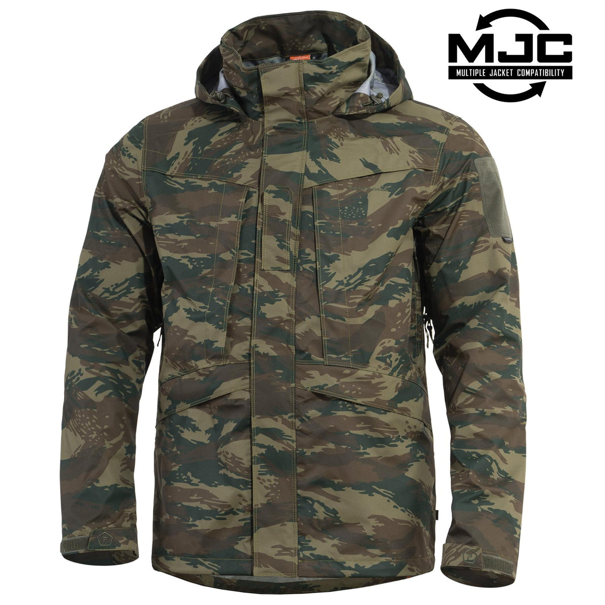 Pentagon Hurricane ανδρικό χειμερινό μπουφάν, camo GRCamo
