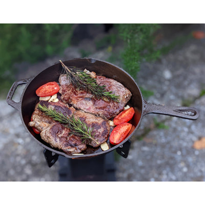 Origin Outdoors 31 cm 1,8 l Feuerpfanne aus Gusseisen