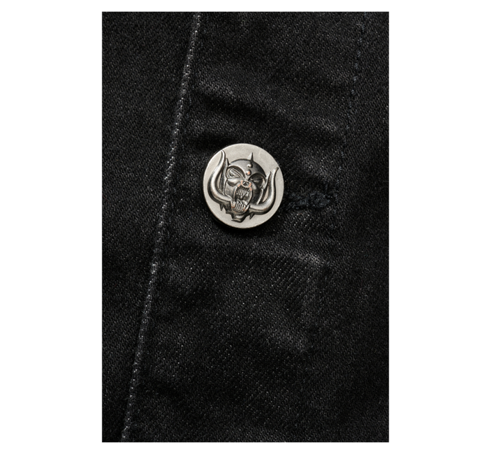 Brandit Motörhead Cradock Denim jacke, schwarz-schwarz