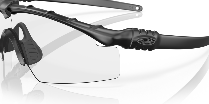 Oakley SI M Frame 3.0 Ballistische Brille mit klarer Linse, schwarz