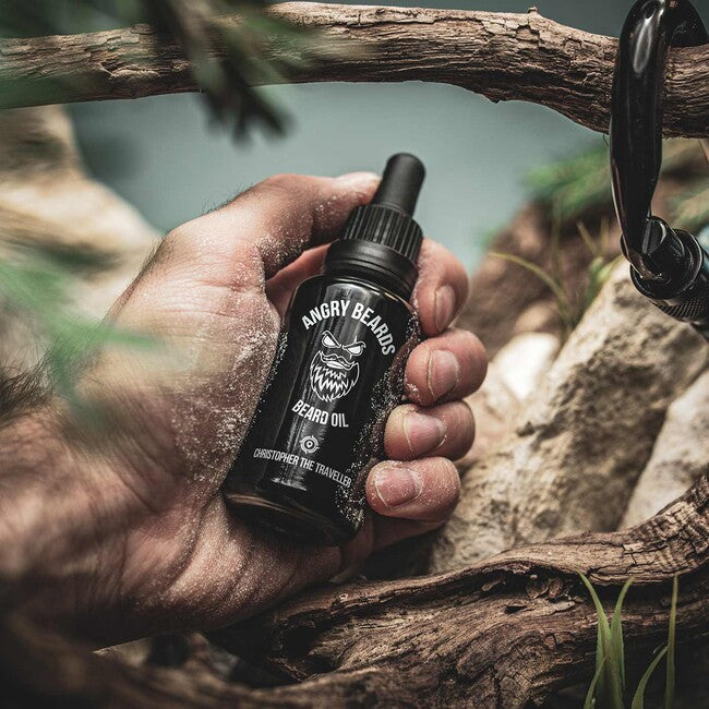 Angry Beards Christopher The Traveller bart- und schnurrbartöl 30 ml