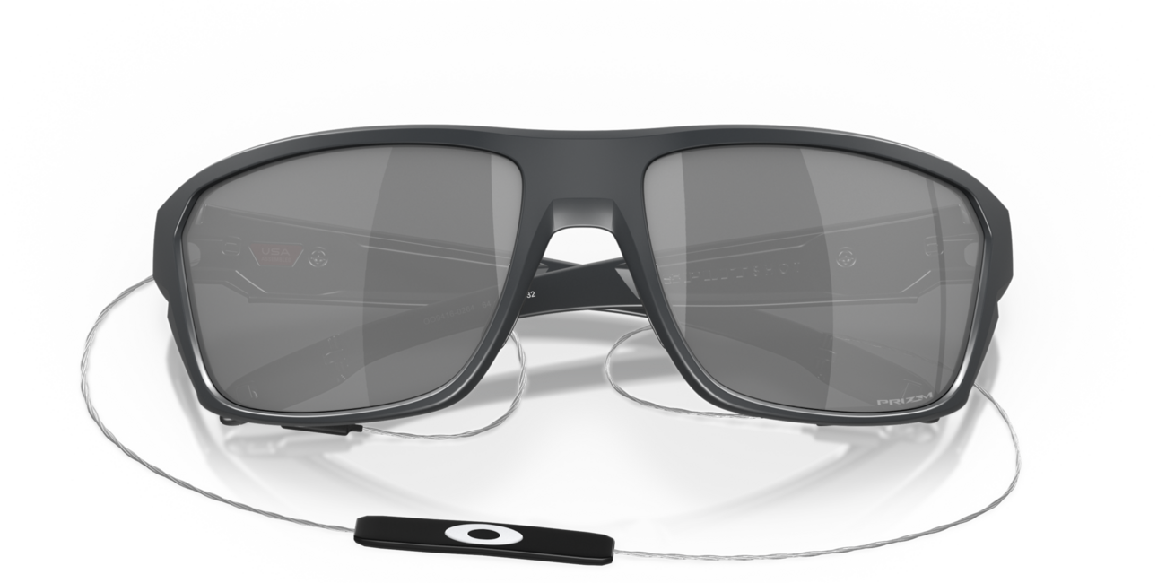 Oakley SPLIT SHOT mit Rahmen Mate Carbon und mit Dias Prizm Black 64