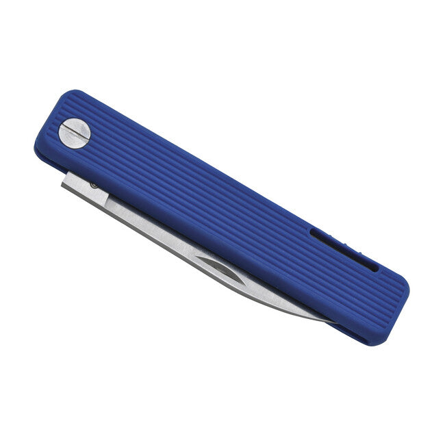 Baladeo Papagayo taschenmesser klinge 7,5 cm stahl 420, griff tpe ultramarine