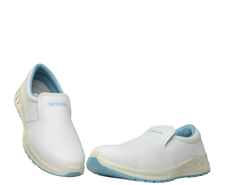 Bennon Work Boots White S2 Moccasin