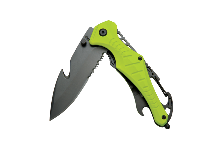Baladeo ECO201 notfall-rettungsmesser, reflektierend gelb