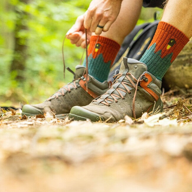 Darn Tough Number 2 Micro Crew socken medium light mit kissen, teal