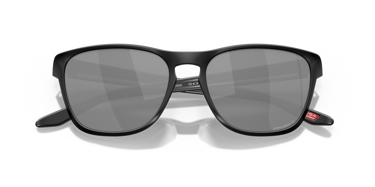 Oakley MANORBURN Sonnenbrille mit Rahmen Matte Black und mit Dias Prizm Black Polarized 56