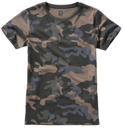 Brandit Damen-T-Shirt, darkcamo