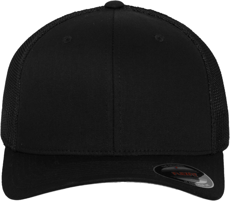 Brandit Flexfit Mesh Trucker Cap, Black