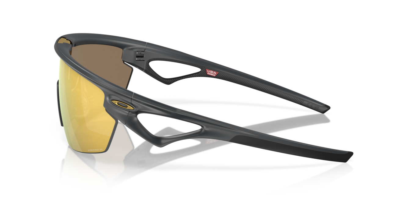 Oakley SPHAERA Sonnenbrille mit Rahmen Matte Carbon und mit Dias Prizm 24K Polarized 36