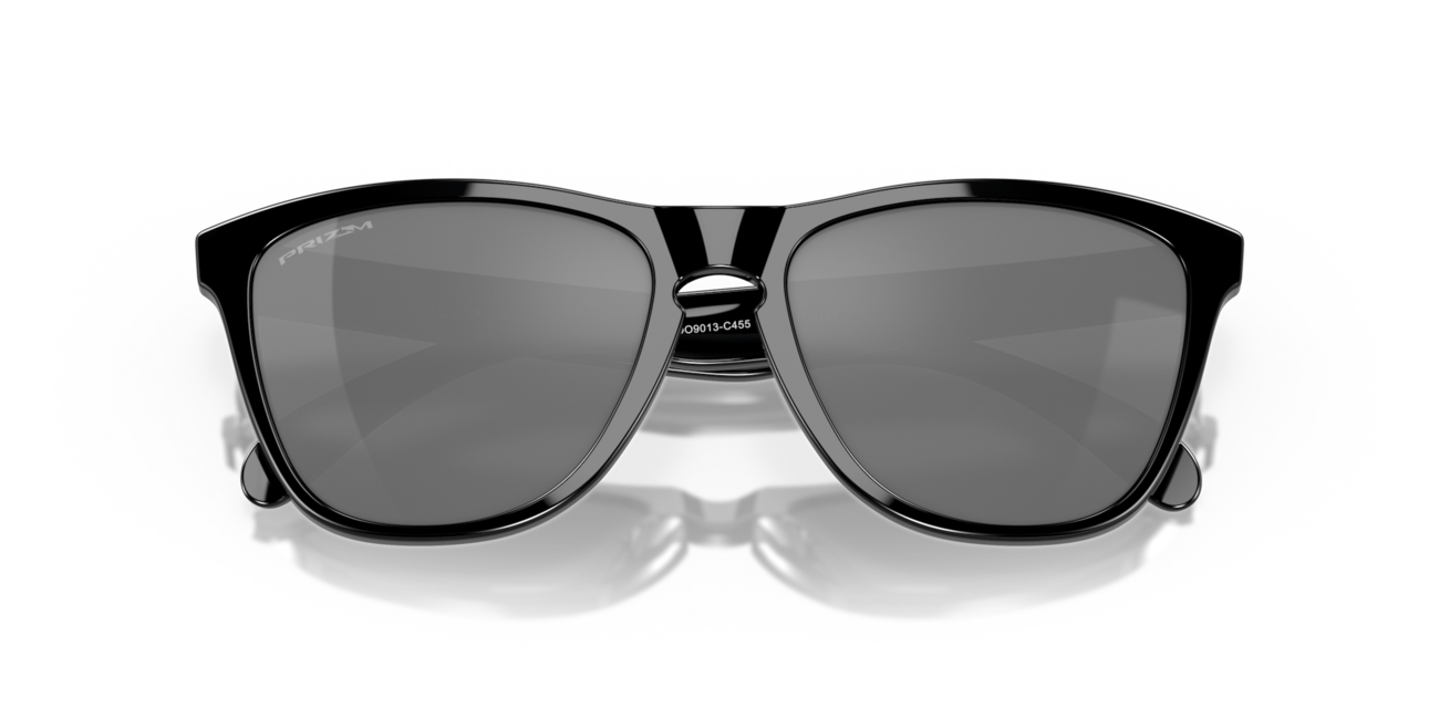 Oakley FROGSKINS Sonnenbrille mit Rahmen Polished Black und mit Dias Prizm Black 55