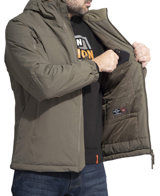 Pentagon Herren- Winterjacke Hoplite Parka, maroon red
