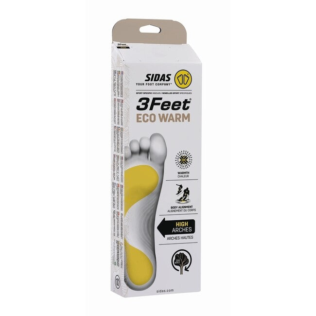 Sidas 3Feet Eco Warm Hohe Unterstützung Einlegesohlen