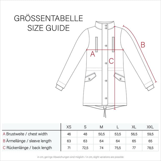 Marikoo Bikoo damen Winterjacke mit Kapuze, anthrazit