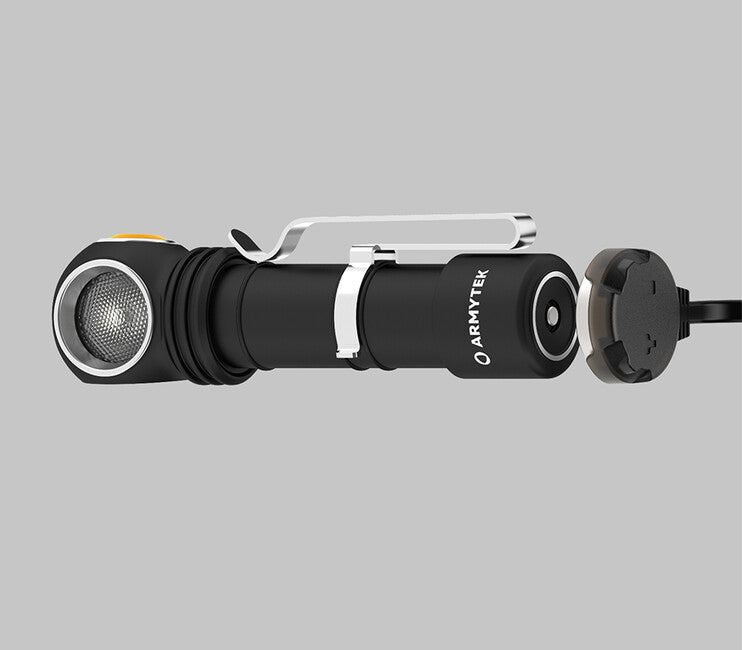 ArmyTek Wizard C2 Pro Magnet LED-taschenlampe mit Magnethalterung 2500 lm 4800 h 65, Weiße