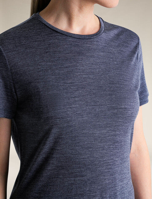 Icebreaker Cool Lite Sphere III damen merino kurzarm T-shirt 125, dunkelblau