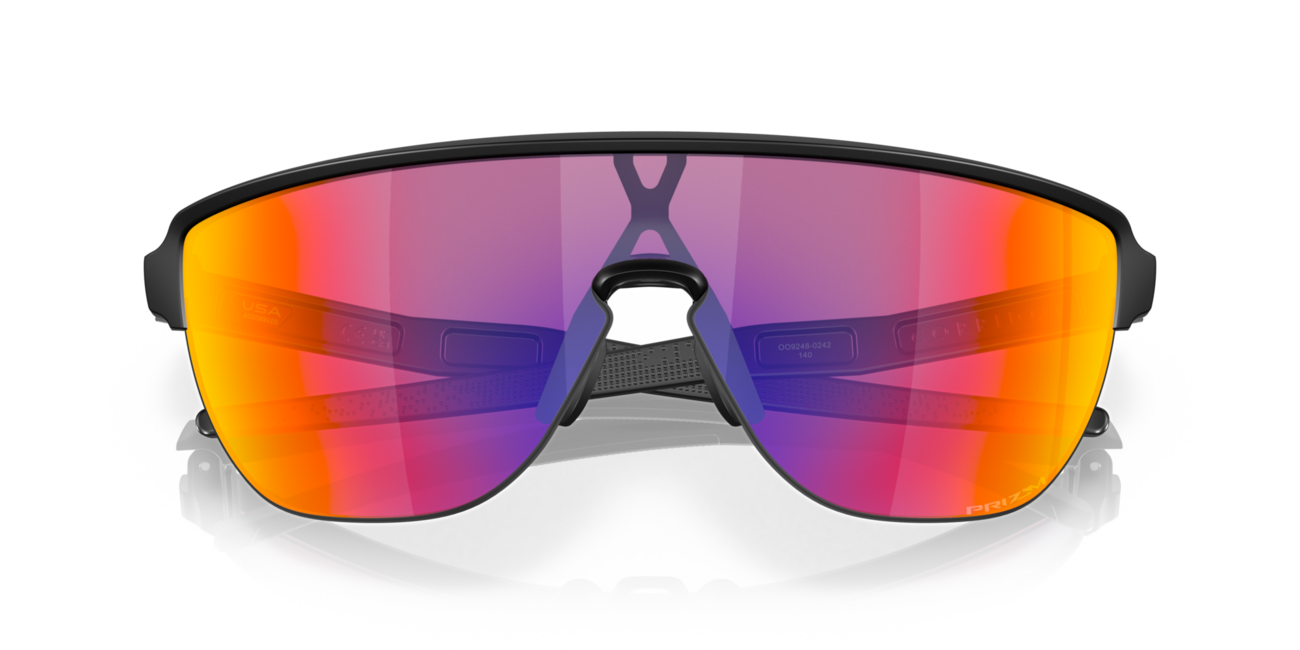 Oakley Corridor sonnenbrille mit rahmen matte black und mit dias prizm road 42