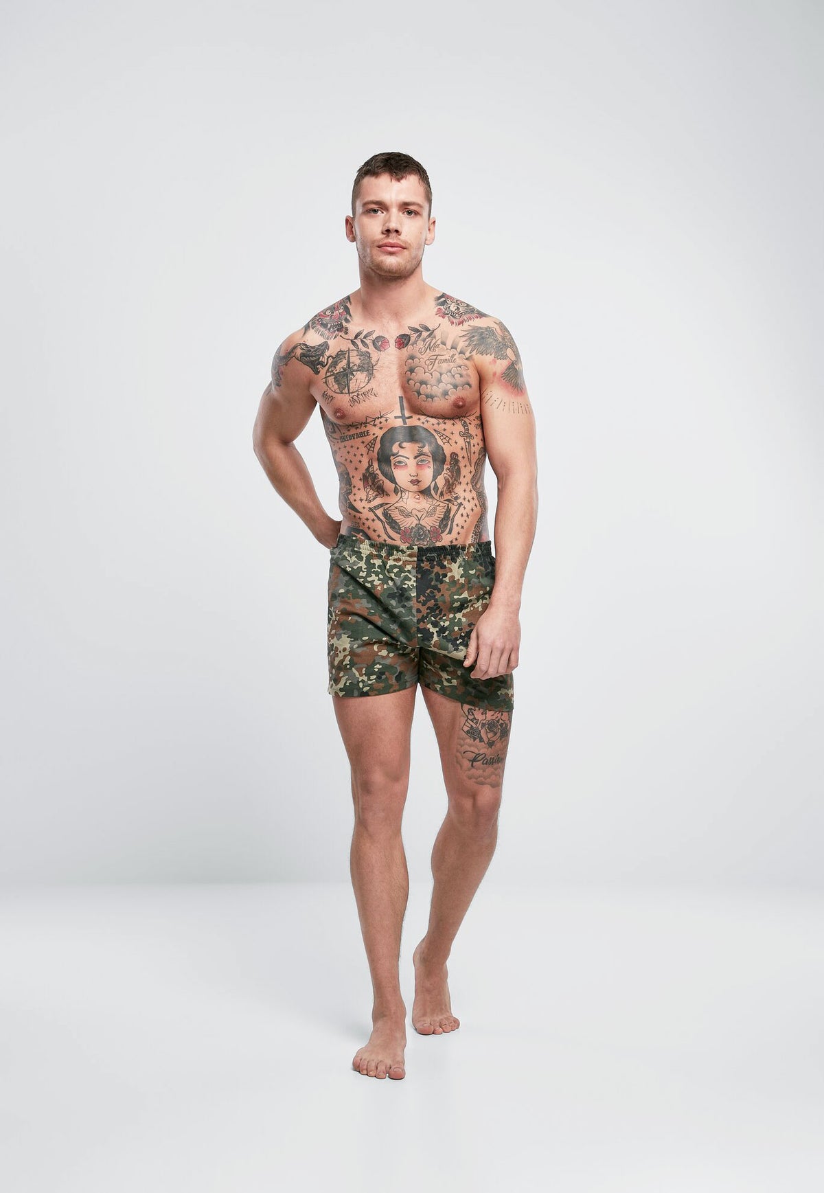 Brandit pánske boxerky, Flecktarn