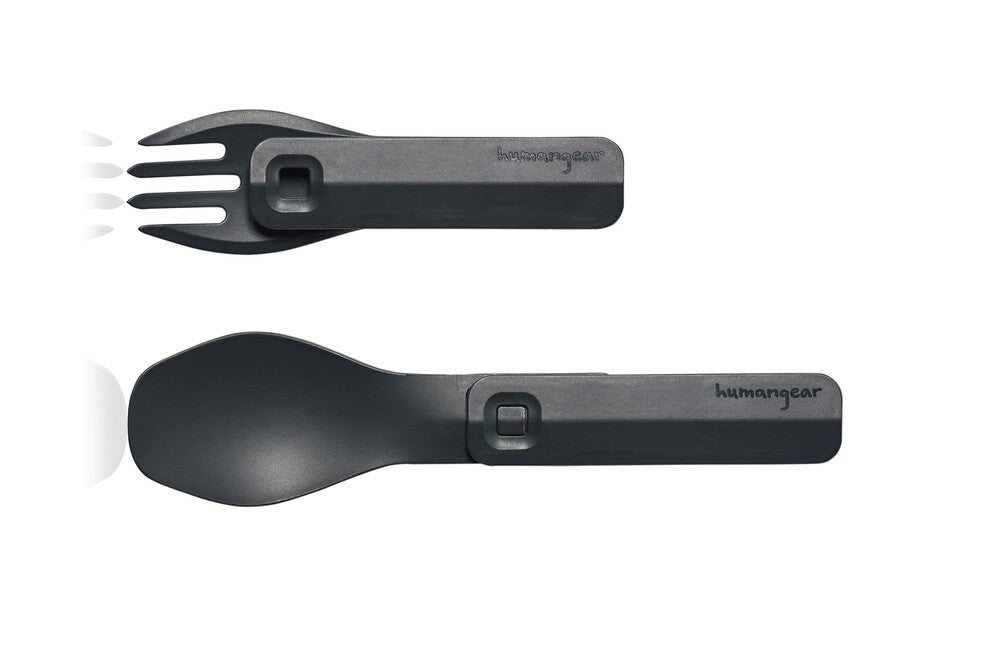 Humangear GoBites CLICK besteck grau