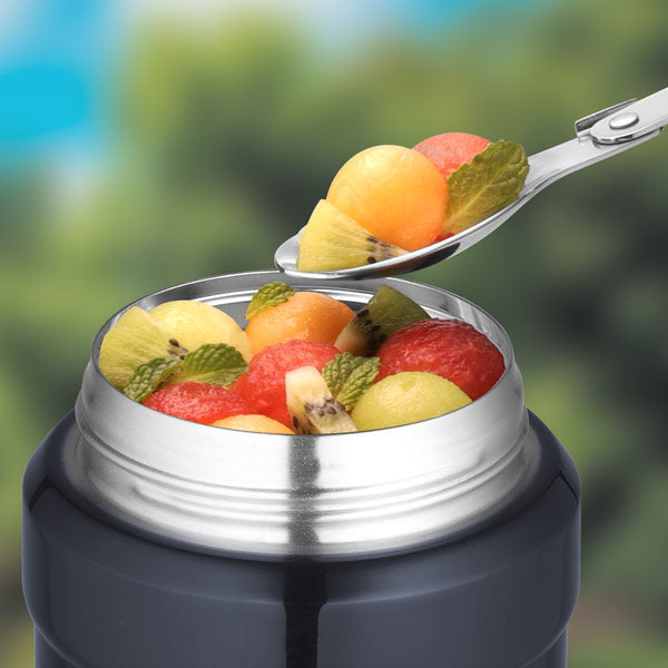 Thermos King Food Behälter mit Löffel 0,47 l dunkelblau