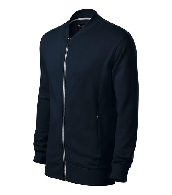 Malfini Bomber herren-Sweatshirt, dunkelblau, 320g/m2