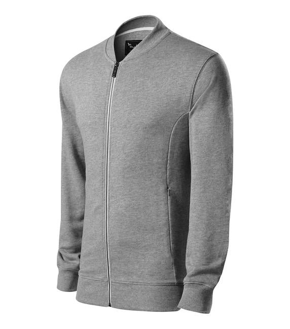 Malfini Sweatshirt Bomber 320g/m2, grau