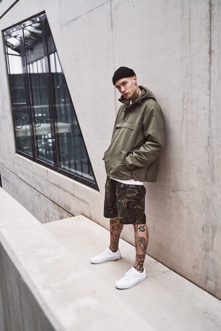 Brandit Windbreaker-Jacke Sherpa, oliv