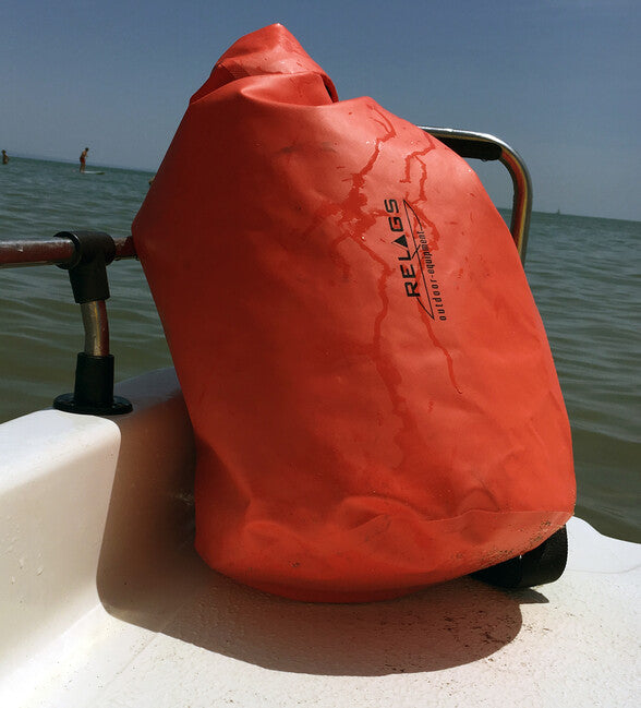 BasicNature 500D Waterproof Backpack 35L, Red
