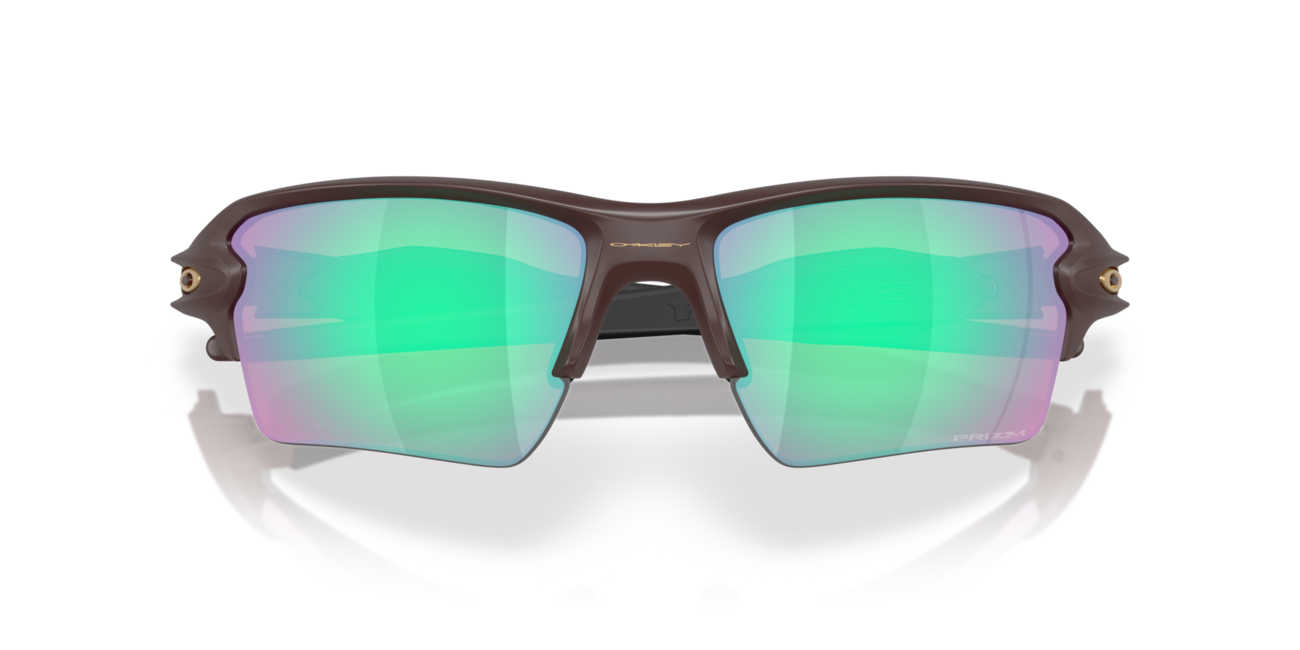 Oakley FLAK 2.0 XL Sonnenbrille mit Rahmen Matte Grenache und mit Dias Prizm Golf 59, Metal